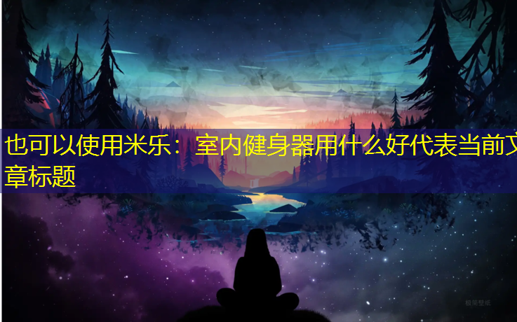 室内健身器用什么好